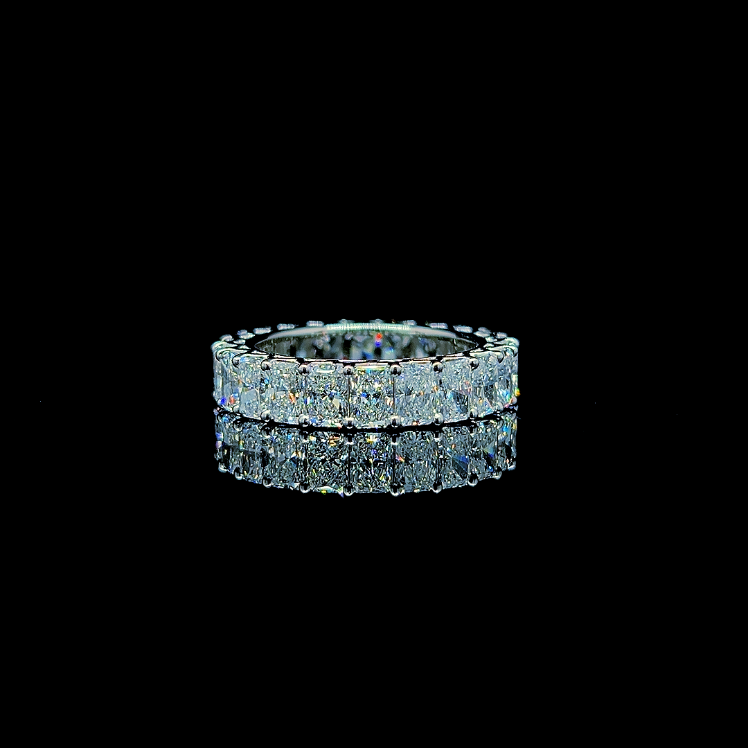 Radiant Cut Diamond Eternity Ring